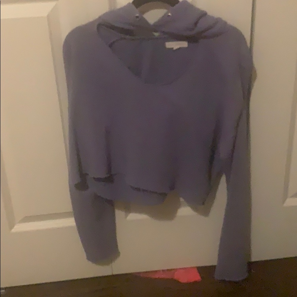 Cropped hoodie